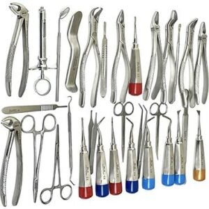 32 Pcs of Oral Dental Extraction and Elevators Forceps Set