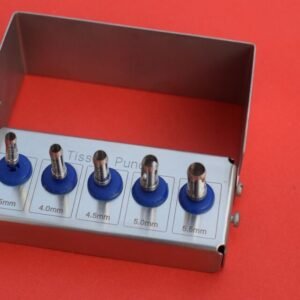 Dental Implant Tissue Punch Kit 5 Pcs with Free Bur Holder