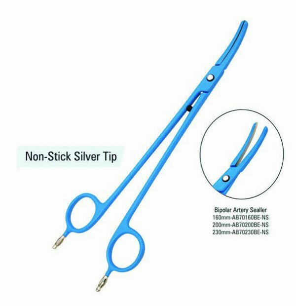 Gynaecology Instruments Bipolar Artery Sealler Non Stick Silver Tip