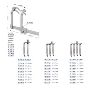 Caspar Self Retaining Retractor With Blades